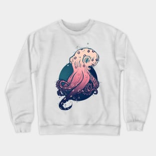 Pink octopus Crewneck Sweatshirt